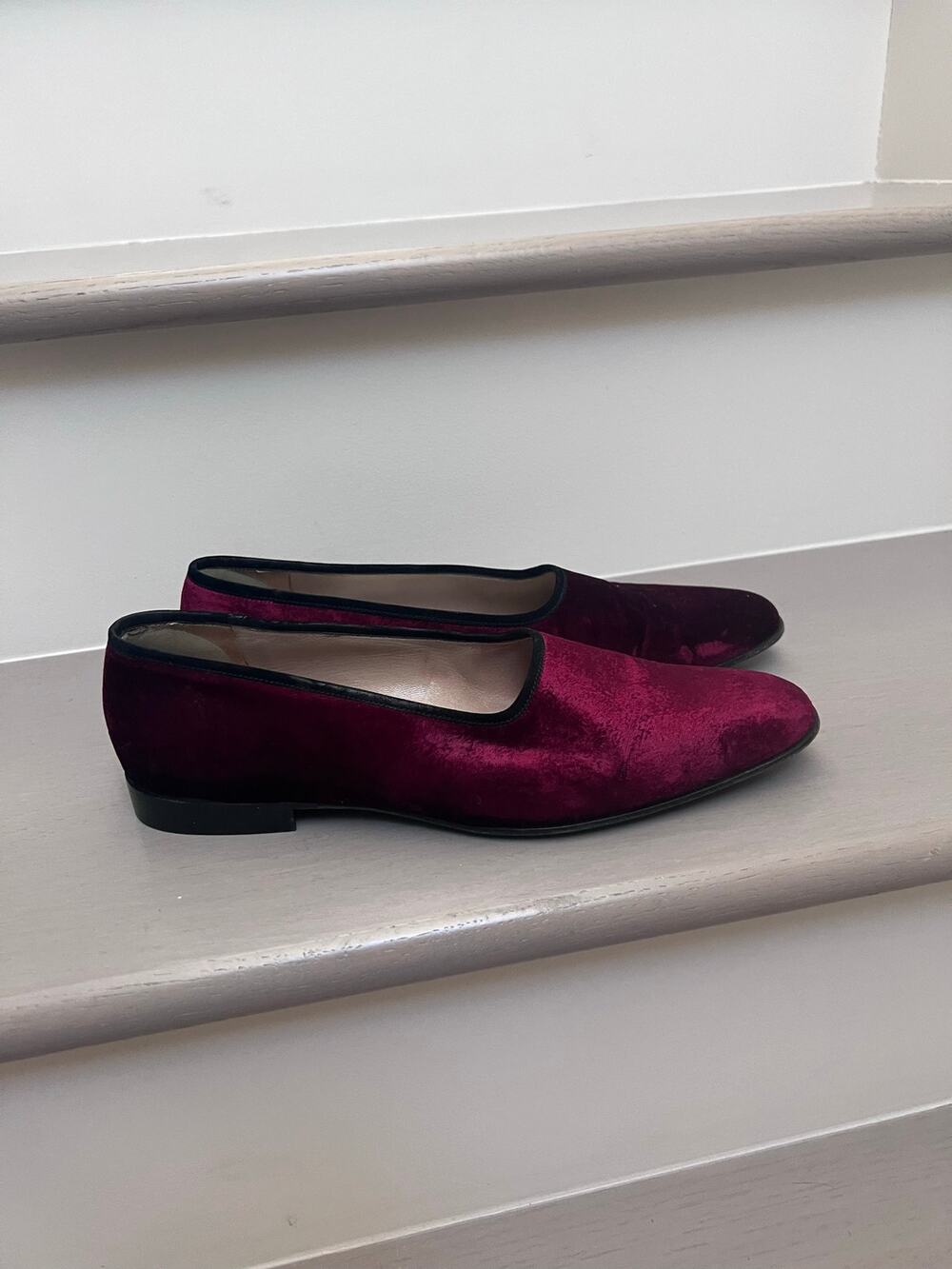 Ferragamo Velvet Smoking Slippers